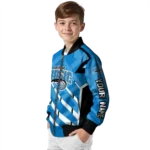 customized orlando magic chevron angles blue bomber jacket best selling