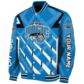customized orlando magic chevron angles blue varsity jacket best selling.webp