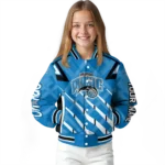 customized orlando magic chevron angles blue varsity jacket best selling.webp