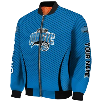 customized orlando magic chevron arrow blue bomber jacket best selling