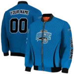 customized orlando magic chevron arrow blue bomber jacket best selling