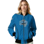 customized orlando magic chevron arrow blue bomber jacket best selling