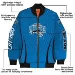 customized orlando magic chevron arrow blue bomber jacket best selling