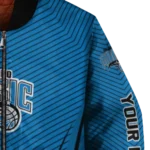 customized orlando magic chevron arrow blue bomber jacket best selling
