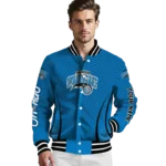 customized orlando magic chevron arrow blue varsity jacket best selling.webp