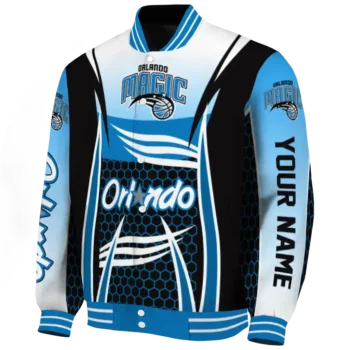 customized orlando magic mesh effect blue black varsity jacket best selling.webp
