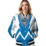 customized orlando magic v stripes blue white varsity jacket best selling.webp
