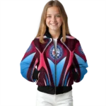 customized philadelphia 76ers mesh chest black bomber jacket best selling