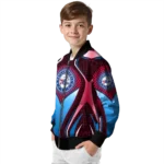 customized philadelphia 76ers mesh chest black bomber jacket best selling