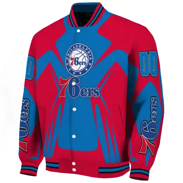 customized philadelphia 76ers spider mark blue varsity jacket best selling.webp