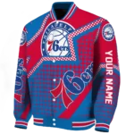 customized philadelphia 76ers star burst blue varsity jacket best selling.webp