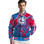 customized philadelphia 76ers star burst blue varsity jacket best selling.webp
