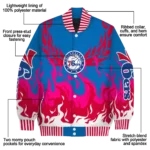 customized philadelphia 76ers winged blaze blue white varsity jacket best selling.webp