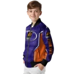 customized phoenix suns power plate purple bomber jacket best selling