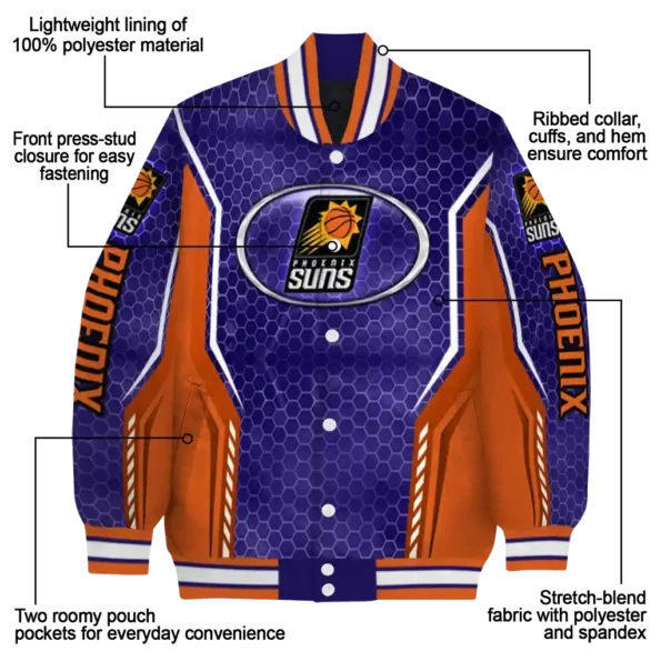 customized phoenix suns power plate purple varsity jacket new arrival.webp
