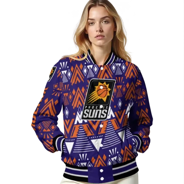 customized phoenix suns pyramid shapes purple varsity jacket latest model.webp