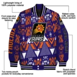 customized phoenix suns pyramid shapes purple varsity jacket best selling.webp