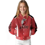 customized portland trail blazers hexagon grid red varsity jacket best selling.webp