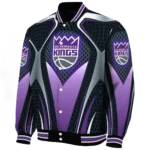 customized sacramento kings mesh chest black varsity jacket best selling.webp
