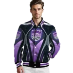 customized sacramento kings mesh chest black varsity jacket best selling.webp