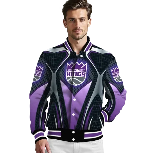 customized sacramento kings mesh chest black varsity jacket high quality.webp