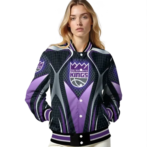 customized sacramento kings mesh chest black varsity jacket latest model.webp