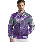 customized sacramento kings star burst purple varsity jacket best selling.webp