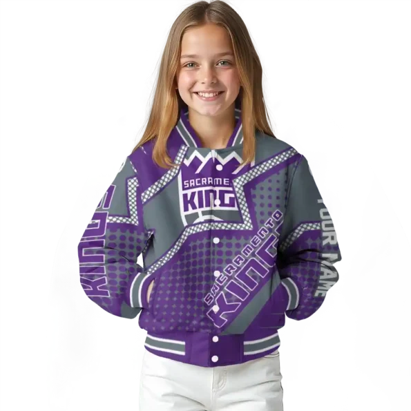 customized sacramento kings star burst purple varsity jacket top rated.webp