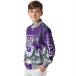 customized sacramento kings winged blaze purple white varsity jacket best selling.webp