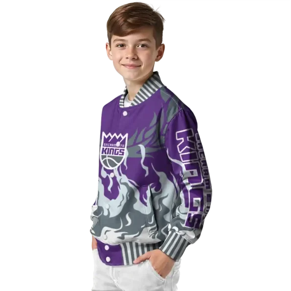customized sacramento kings winged blaze purple white varsity jacket trendy.webp