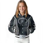 customized san antonio spurs power plate silver varsity jacket best selling.webp