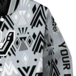 customized san antonio spurs pyramid shapes silver varsity jacket best selling.webp