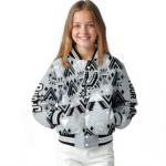 customized san antonio spurs pyramid shapes silver varsity jacket best selling.webp
