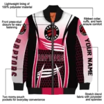 customized toronto raptors mesh effect red black bomber jacket best selling