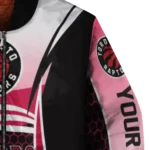 customized toronto raptors mesh effect red black bomber jacket best selling