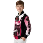 customized toronto raptors mesh effect red black bomber jacket best selling