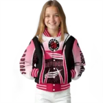 customized toronto raptors mesh effect red black varsity jacket best selling.webp