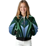 customized utah jazz mesh chest black bomber jacket best selling