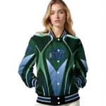 customized utah jazz mesh chest black varsity jacket best selling.webp