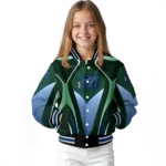 customized utah jazz mesh chest black varsity jacket best selling.webp