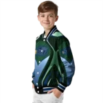customized utah jazz mesh chest black varsity jacket best selling.webp