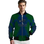 customized utah jazz spider mark navy bomber jacket best selling