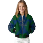 customized utah jazz spider mark navy bomber jacket best selling
