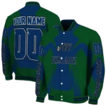 customized utah jazz spider mark navy varsity jacket best selling.webp