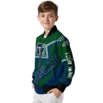 customized utah jazz star burst navy bomber jacket best selling