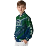customized utah jazz star burst navy varsity jacket best selling.webp