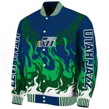 customized utah jazz winged blaze navy white varsity jacket best selling.webp