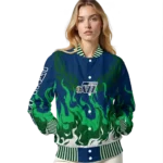 customized utah jazz winged blaze navy white varsity jacket best selling.webp