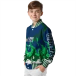 customized utah jazz winged blaze navy white varsity jacket best selling.webp