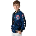 customized washington wizards hexagon cluster blue black varsity jacket best selling.webp